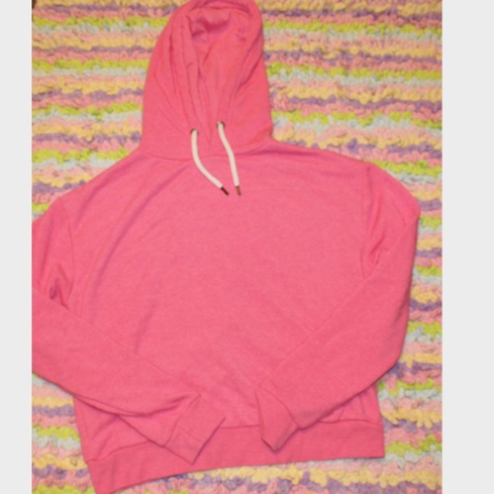 Pink cropped sweatshirt
